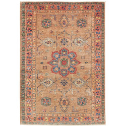 Tappeto Kazak Fine Pakistan Medaglione Marrone Terracotta Ro