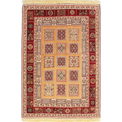 Tappeto Nimbaft Persia Geometrico Oro Rosso 82x121 Cm
