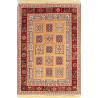 Tappeto Nimbaft Persia Geometrico Oro Rosso 82x121 Cm