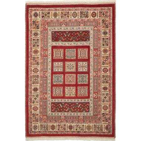 Tappeto Nimbaft Persia Geometrico Rosso Crema 109x159 Cm