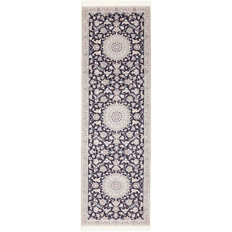 Nain 9la 92x294 Cm Nain 9la, Persia, Hand-carded Wool And