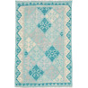 Tappeto Kilim Afghanistan Astratto Acquamarina Turchese Grig