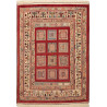 Tappeto Nimbaft Persia Astratto Rosso Crema 105x143 Cm