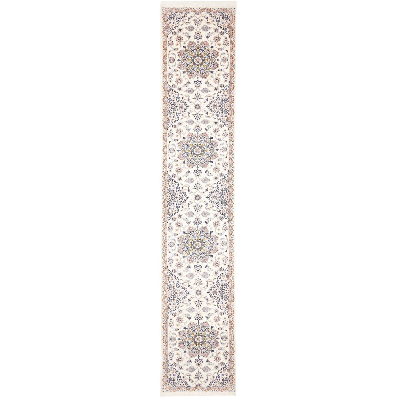 Nain 9la 69x386 Cm Nain 9la, Persia, Hand-carded Wool And