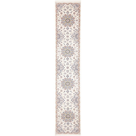 Nain 9la 69x386 Cm Nain 9la, Persia, Hand-carded Wool And