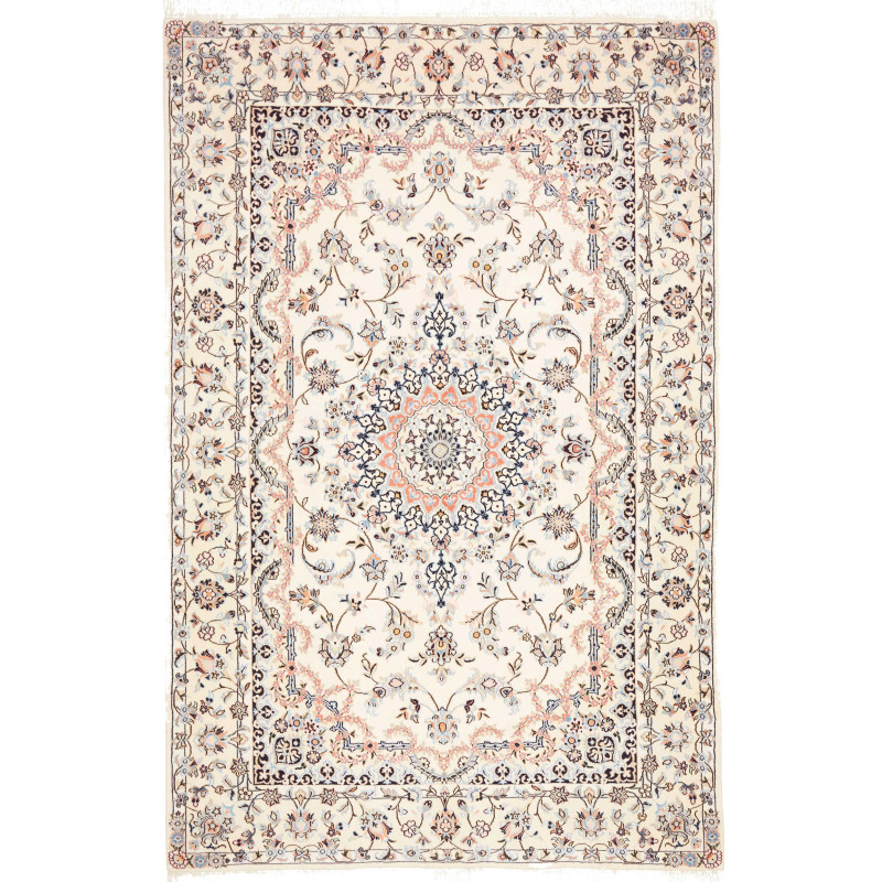 Nain 9la 160x245 Cm Nain 9la, Persia, Hand-carded Wool And