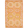 Tappeto Kilim Afghanistan Astratto Arancio Oro Rosa Pesca Cr