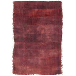 Tappeto Kilim Vintage Persia Astratto Rosso Borgogna Marrone