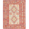 Tappeto Kilim Afghanistan Geometrico Rosso Crema Blu Chiaro