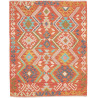 Tappeto Kilim Afghanistan Geometrico Arancione Terracotta Az