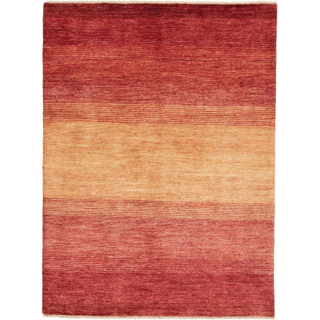 Tappeto Shayan Pakistan Astratto Rosso Arancio Beige 155x208