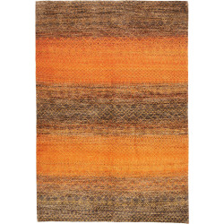 Tappeto Royal Gabbeh Pakistan Geometrico Arancione Bruciato