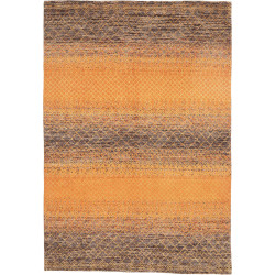 Tappeto Royal Gabbeh Pakistan Astratto Arancione Marrone Gri
