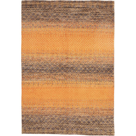 Tappeto Royal Gabbeh Pakistan Astratto Arancione Marrone Gri