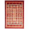 Tappeto Siva Pakistan Astratto Rosso Terracotta Arancio Marr