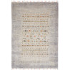 Tappeto Siva Pakistan Astratto Grigio Blu Pesca Terracotta T