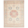 Tappeto Kazak Afghanistan Medaglione Beige Crema Rosa Terra