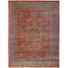 Tappeto Mamlouk Pakistan Geometrico Rosso Azzurro 173x234 Cm
