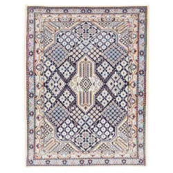 Nain 9la 92x120 Cm Nain 9la, Persia, Hand-carded Wool And