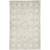Tappeto Kazak Afghanistan Geometrico Azzurro Grigio Beige Ro