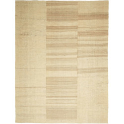 Tappeto Kilim Kavir Persia Astratto Beige Crema 200x266 Cm
