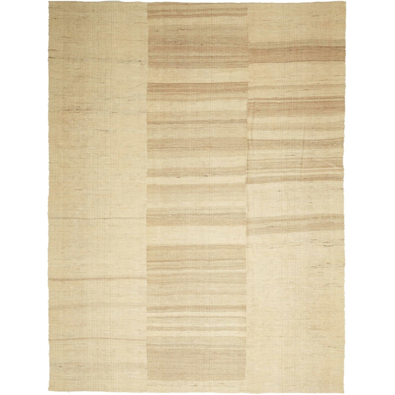 Tappeto Kilim Kavir Persia Astratto Beige Crema 200x266 Cm