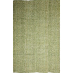 Tappeto Kilim Persia Tinta Unita Verde Chiaro 195x306 Cm
