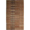 Tappeto Patch Persia Astratto Marrone Beige 197x337 Cm