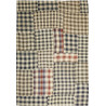 Tappeto Patch Persia Astratto Crema Blu 167x243 Cm