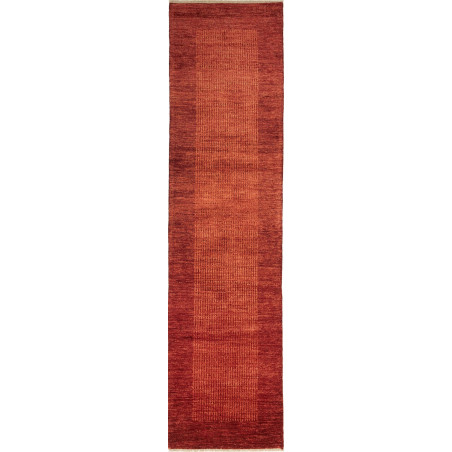 Tappeto Shayan Pakistan Tinta Unita Terracotta Arancio Bruci