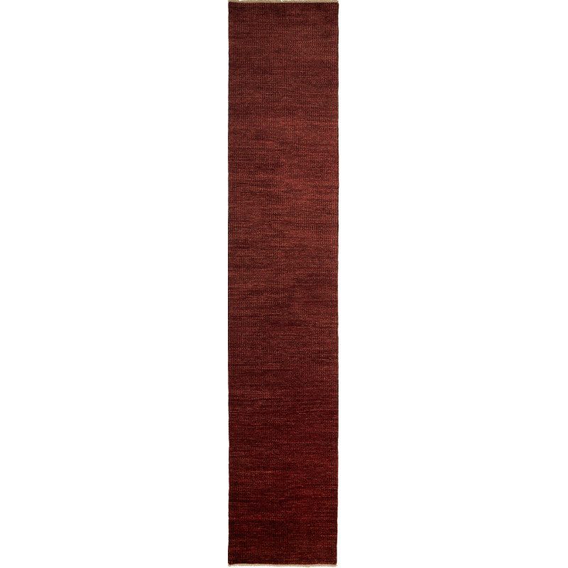 Tappeto Shayan Pakistan Astratto Marrone Rosso Abrash 78x404