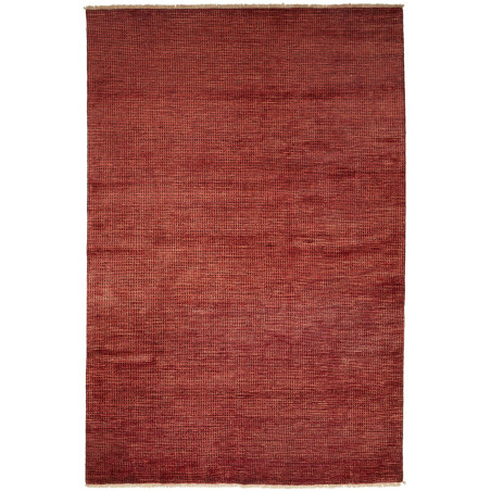 Tappeto Shayan Pakistan Astratto Rosso Terracotta 203x295 Cm