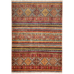 Tappeto Samarkand Pakistan Geometrico Multicolore 179x249 cm