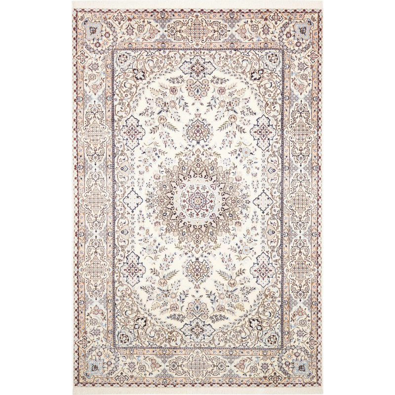 Nain 9la 200x310 Cm Nain 9la, Persia, Hand-carded Wool And