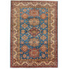 Tappeto Kazak Fine Pakistan Astratto Blu Rosso 170x240 Cm