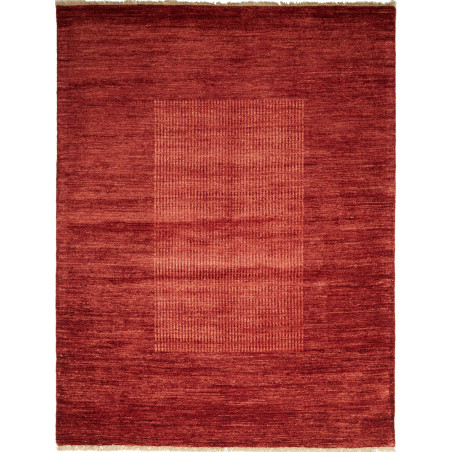Tappeto Shayan Pakistan Geometrico Rosso Mattone 175x239 Cm