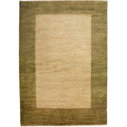Tappeto Shayan Pakistan Geometrico Beige Verde Oliva 168x235