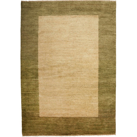 Tappeto Shayan Pakistan Geometrico Beige Verde Oliva 168x235