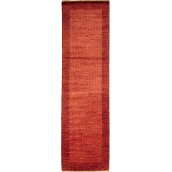 Tappeto Shayan Pakistan Tinta Unita Rosso Mattone 79x295 Cm