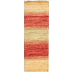 Tappeto Shayan Pakistan Astratto Beige Terracotta 76x250 Cm