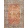 Tappeto Mamlouk Pakistan Floreale Rosso Terracotta Blu Denim