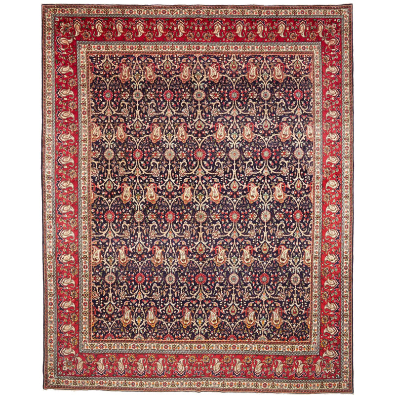 Tabriz 300x387 Cm Tabriz, Persia, Hand-carded Wool (cotton
