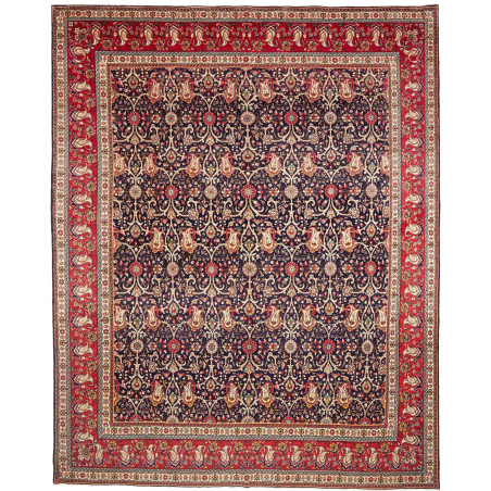 Tabriz 300x387 Cm Tabriz, Persia, Hand-carded Wool (cotton