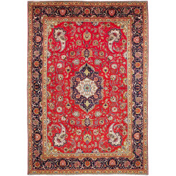 Tabriz 248x360 Cm Tabriz, Persia, Hand-carded Wool (warp: