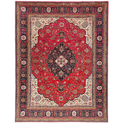 Tabriz 298x385 Cm Tabriz, Persia, Hand-carded Wool (cotton