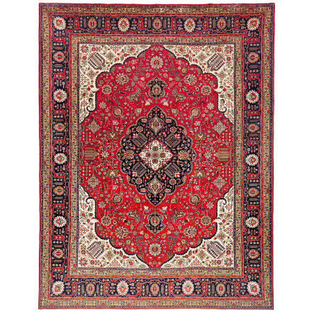 Tabriz 298x385 Cm Tabriz, Persia, Hand-carded Wool (cotton