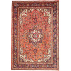 Tabriz 237x348 Cm Tabriz, Persia, Hand-carded Wool (warp: