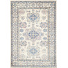Tappeto Kazak Fine Pakistan Geometrico Crema Blu 121x177 Cm
