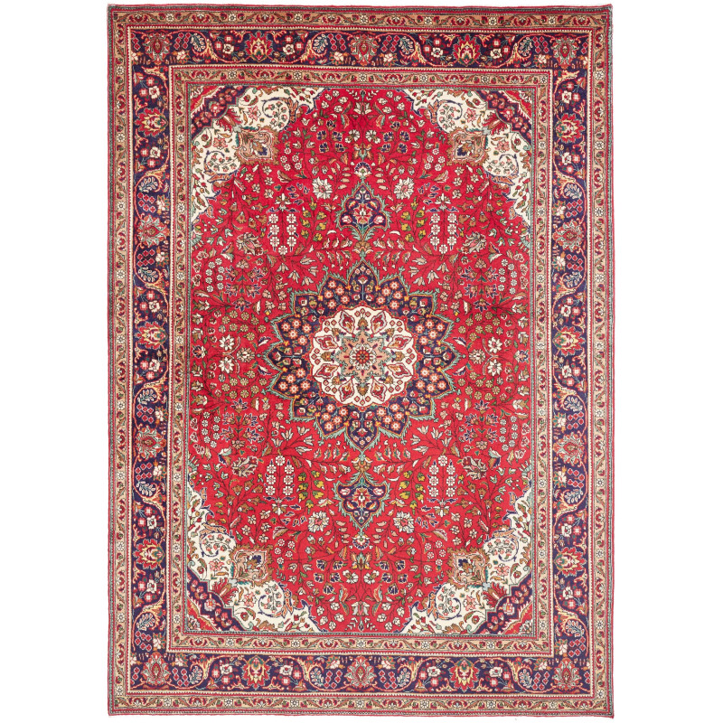 Rug Tabriz Persia 230x328 Red Dark Blue