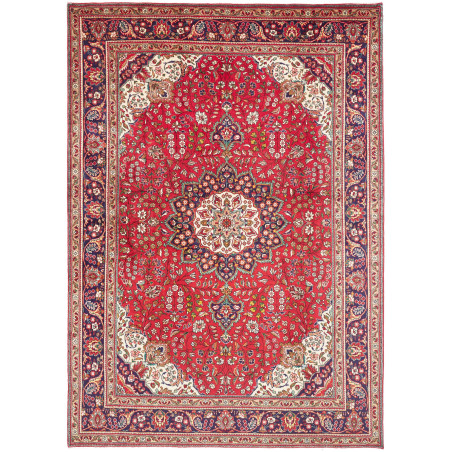 Rug Tabriz Persia 230x328 Red Dark Blue